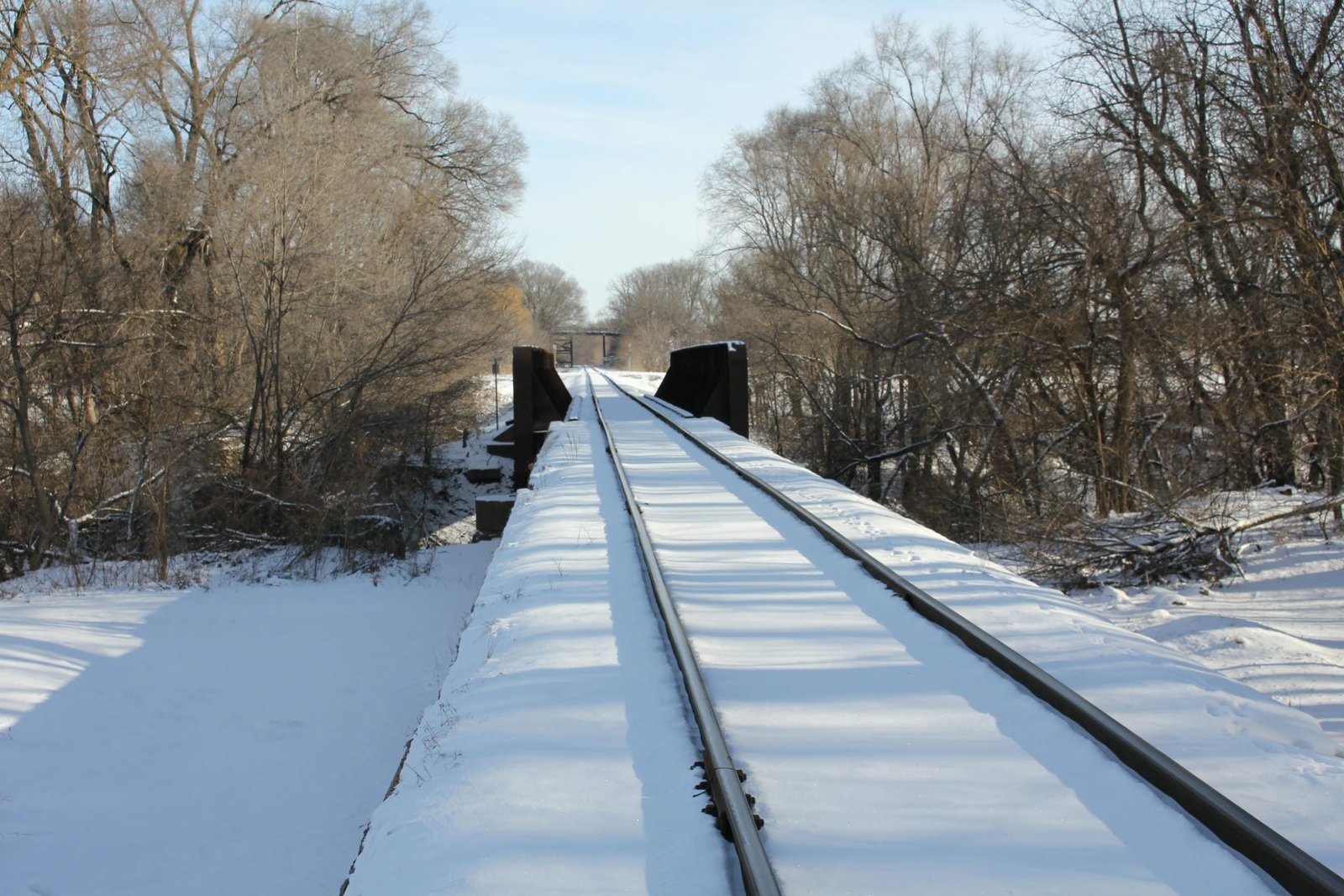 Looking north
